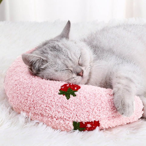 "Purrfect Serenity Cat Calming Pillow"
